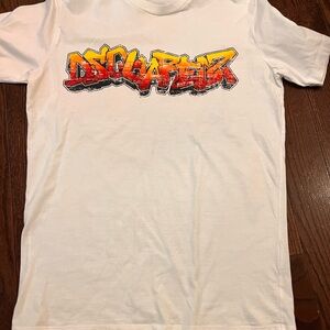 DSQUARED2 White T-Shirt Size Small